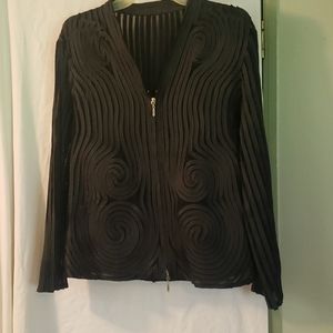 VTG double Zip see through